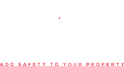 NSC security systems white logo